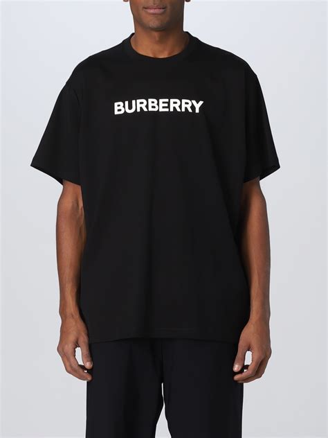 burberry black t shirt with shoulder patch|Burberry oversized t shirt.